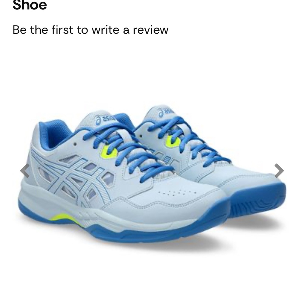 ASICS Blue and White Women’s Pickleball Shoes